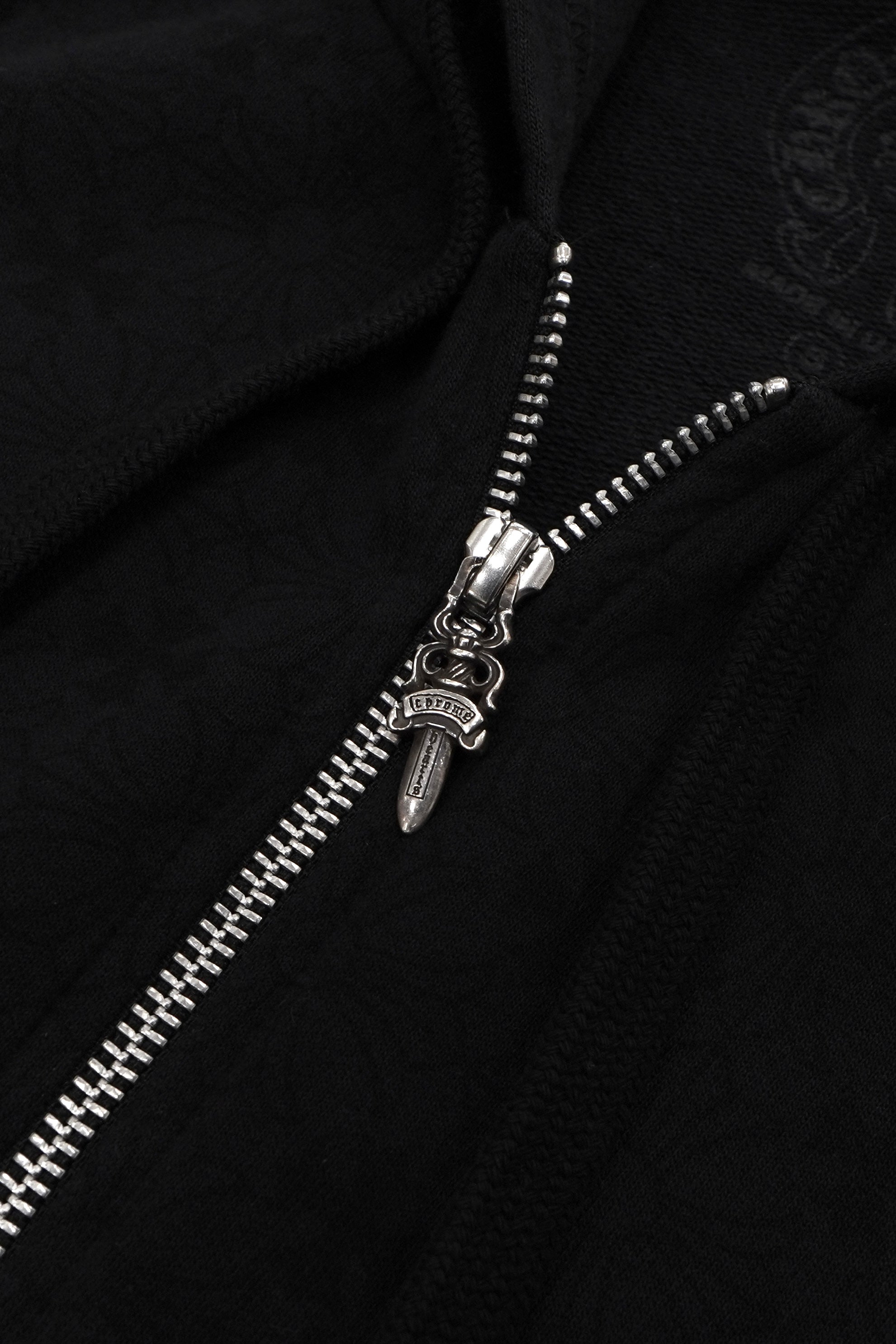 Chrome Hearts Monogram Horseshoe Zip Up Hoodie
