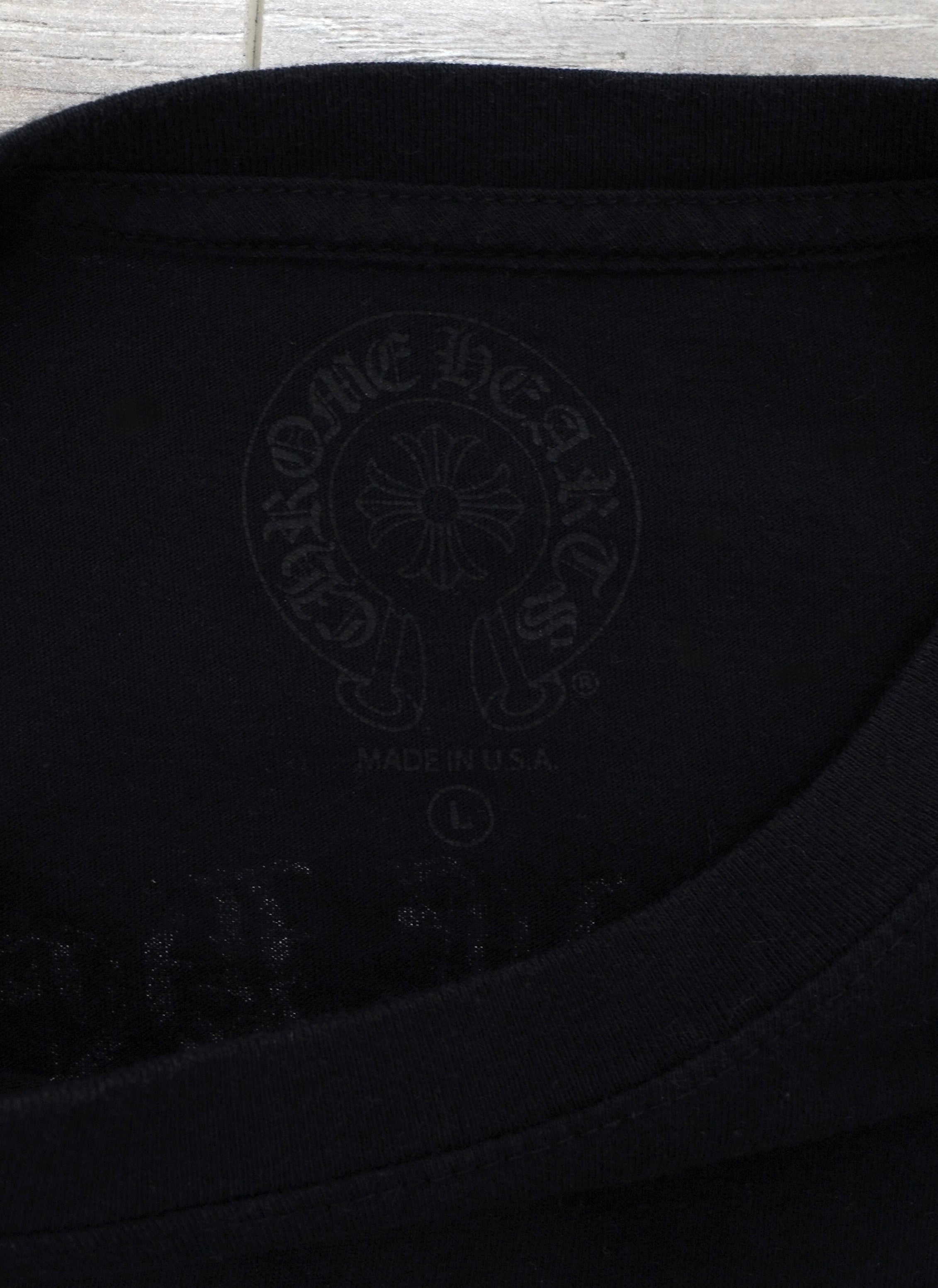 Chrome Hearts Made In Hollywood Red Plus Cross Long-Sleeve