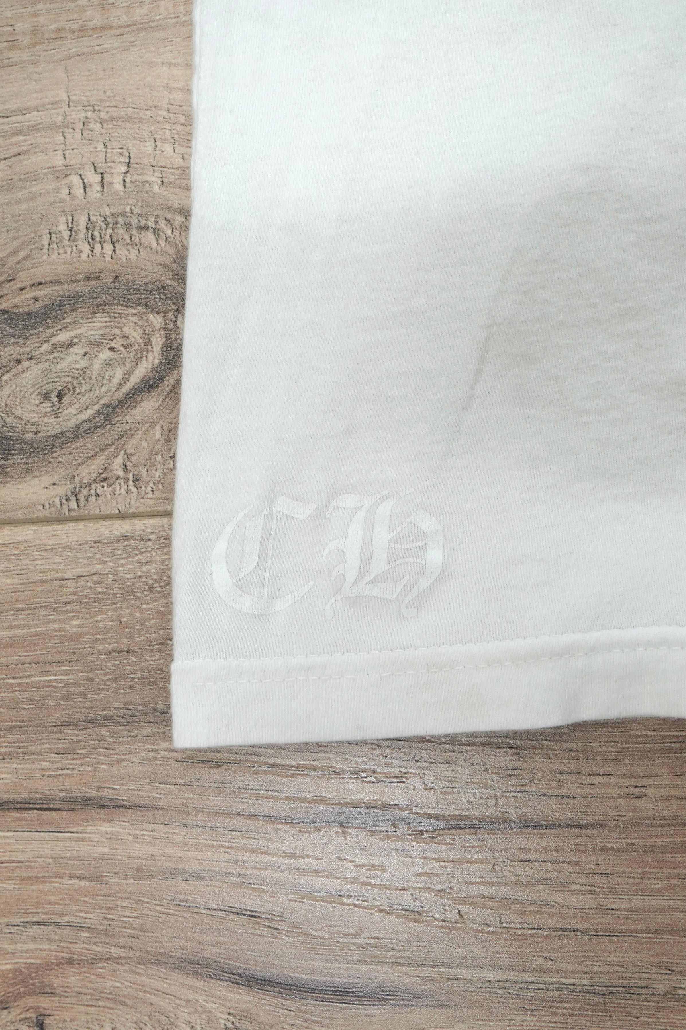 Chrome Hearts Scroll Logo FU Sleeve T-Shirt