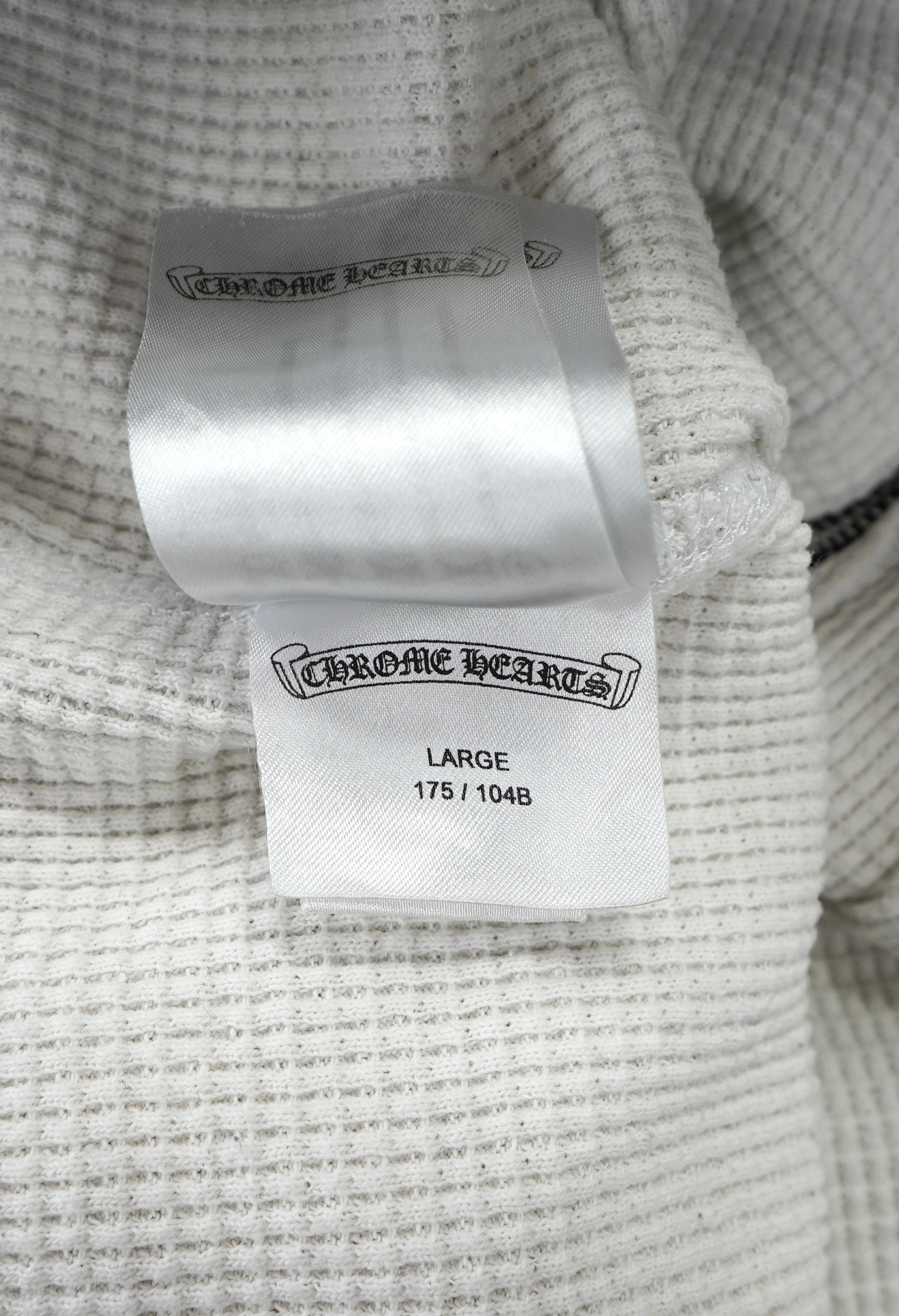 Chrome Hearts x Matty Boy Camo Caution Thermal Zip Up Hoodie