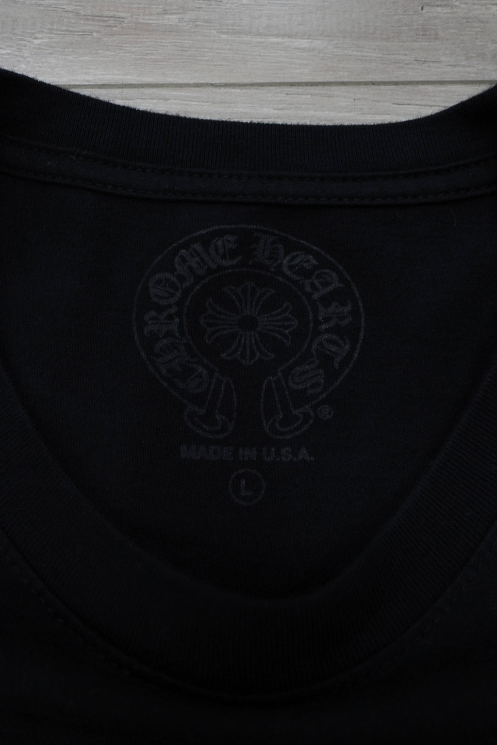 Chrome Hearts Honolulu Exclusive Horseshoe Black T-Shirt