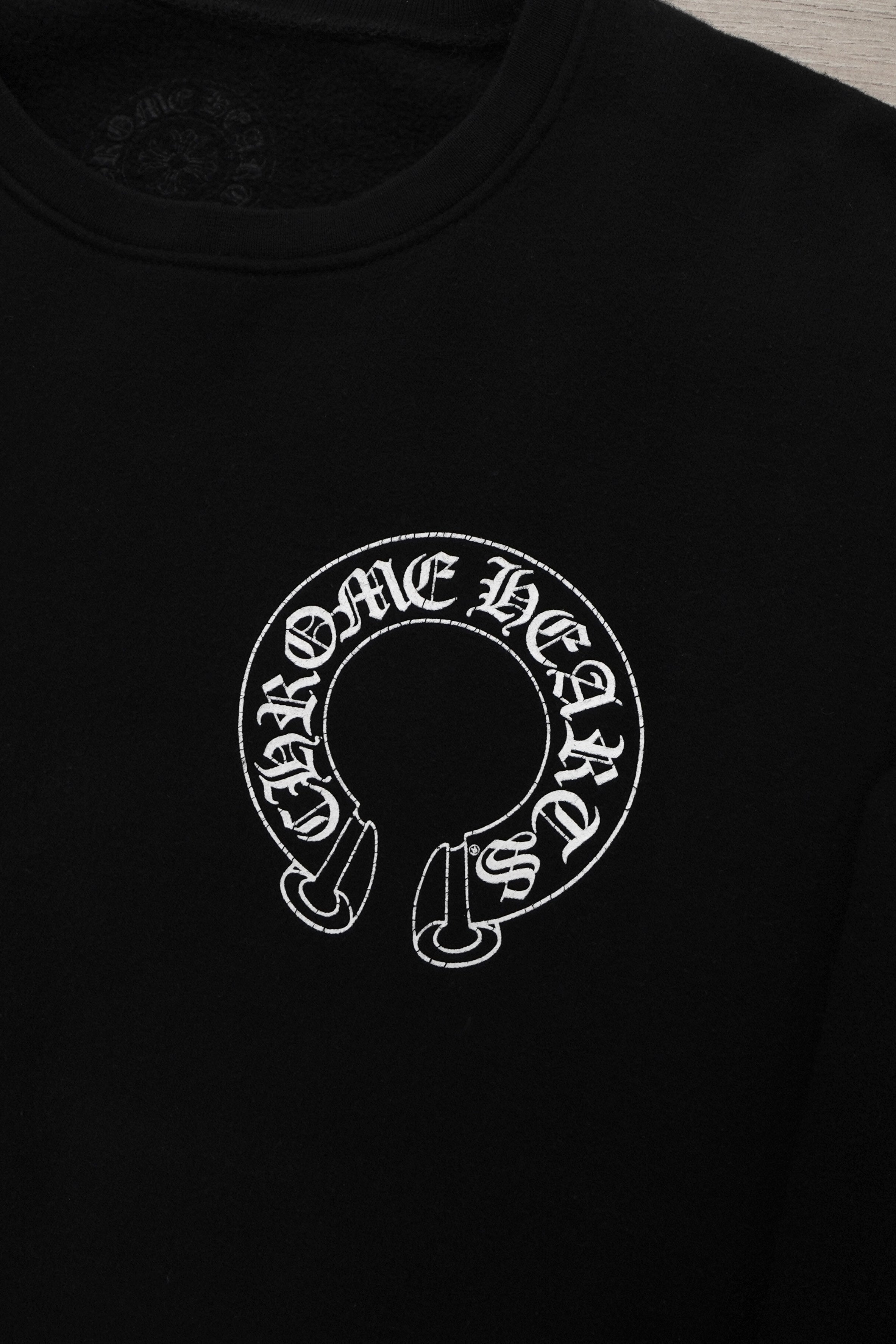Chrome Hearts Horseshoe Floral Crewneck Sweatshirt