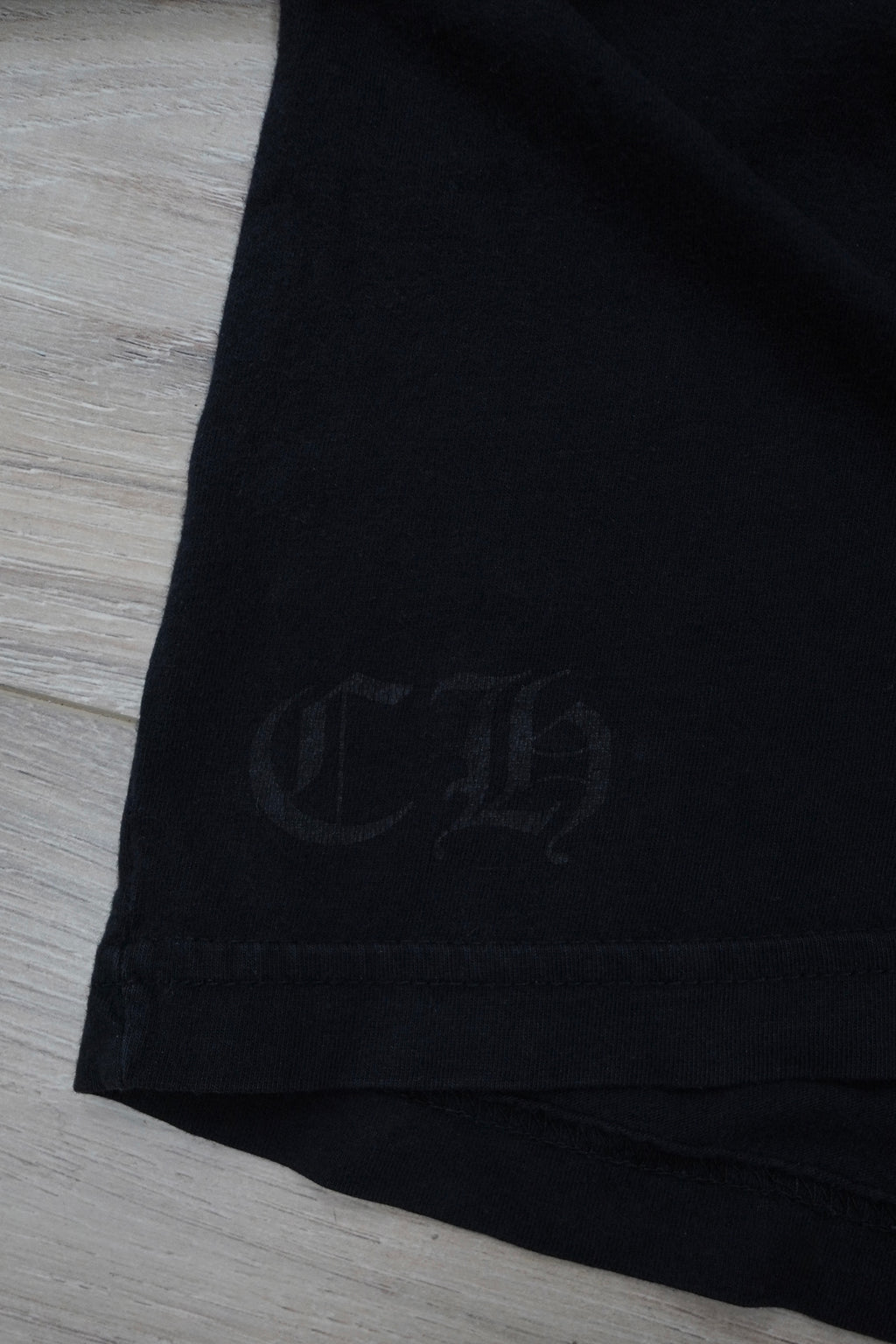 Chrome Hearts Black & Grey Horseshoe Staff Long Sleeve