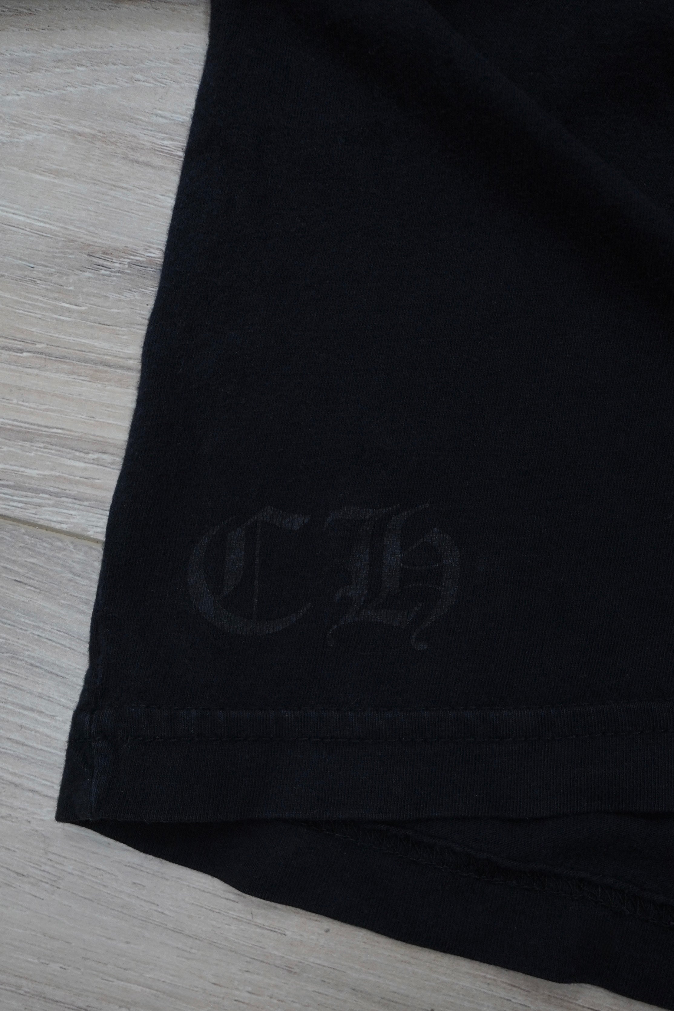 Chrome Hearts Black & Grey Horseshoe Staff Long Sleeve