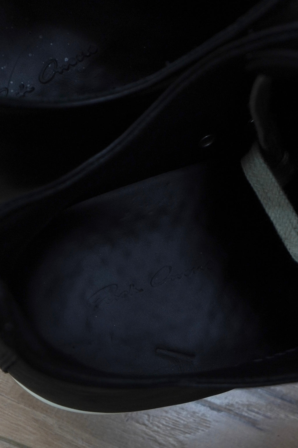 Rick Owens Scarpe Pelle Low Sneakers