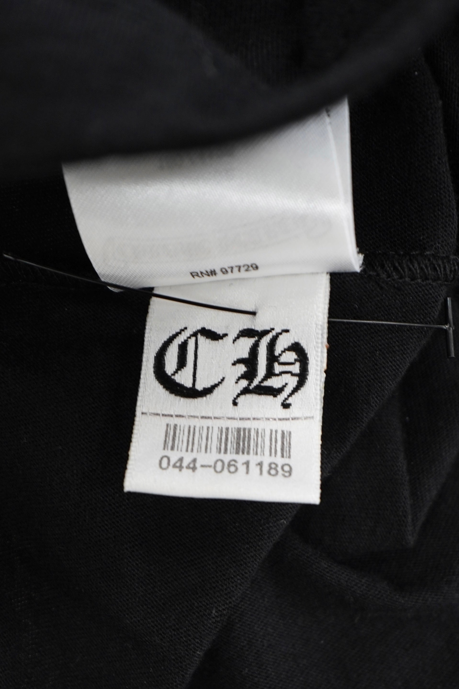 Chrome Hearts Neck Logo Black Long Sleeve
