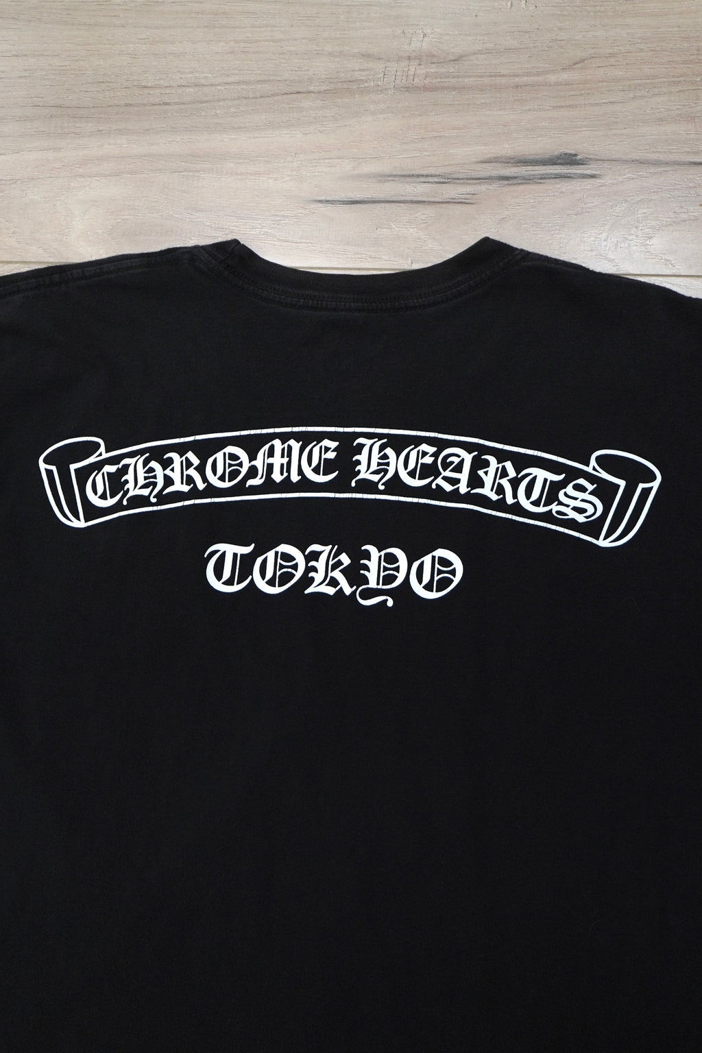 Chrome Hearts Tokyo Exclusive Scroll Logo T-Shirt 