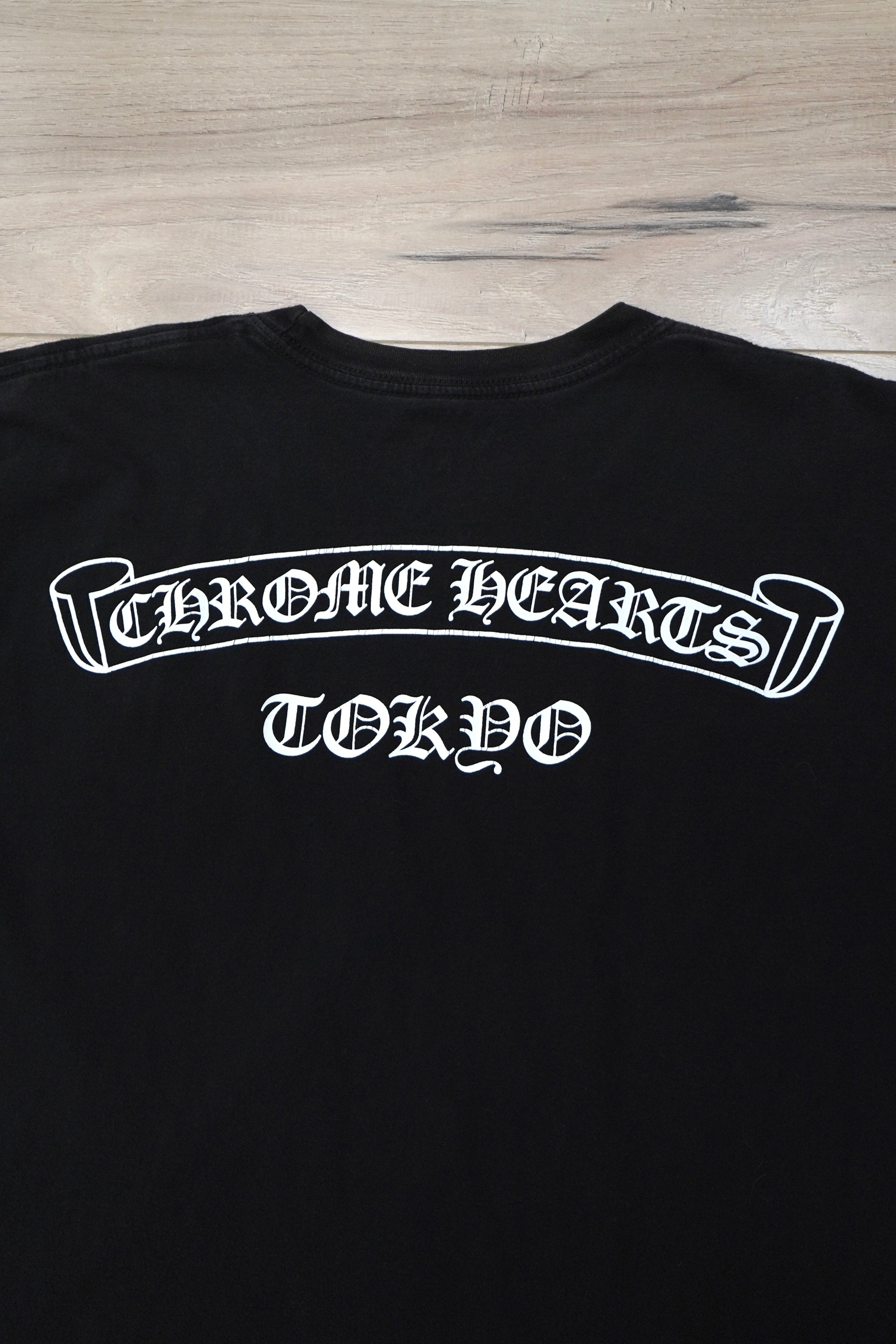 Chrome Hearts Tokyo Exclusive Scroll Logo T-Shirt 