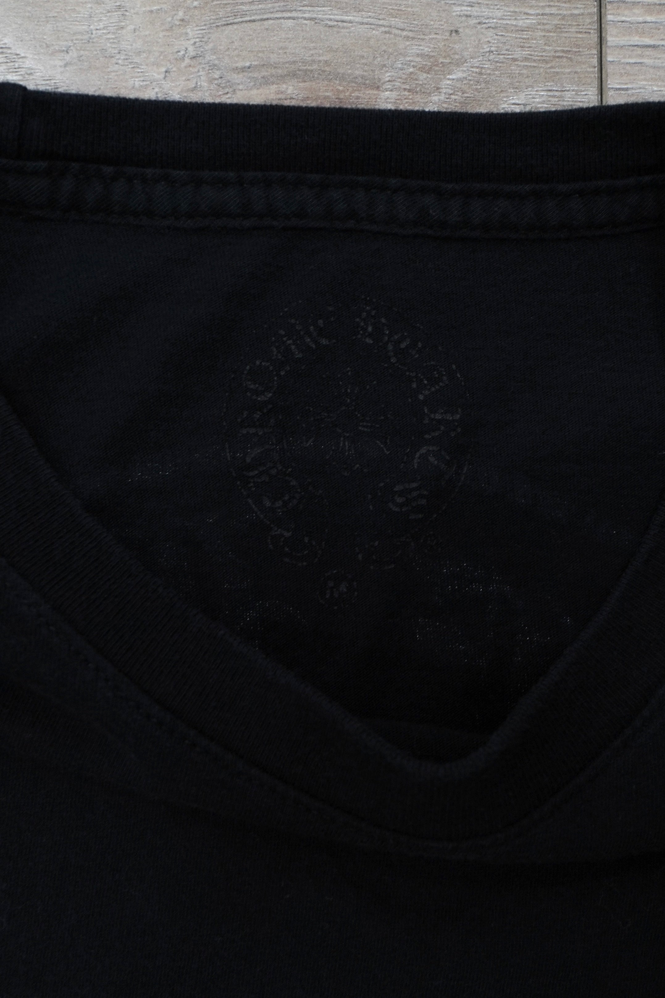 Chrome Hearts Staff Pocket Horseshoe Black Red Lon-Sleeve