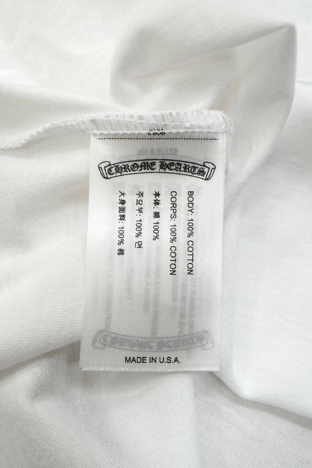 Chrome Hearts Miami Exclusive Horseshoe White T-Shirt