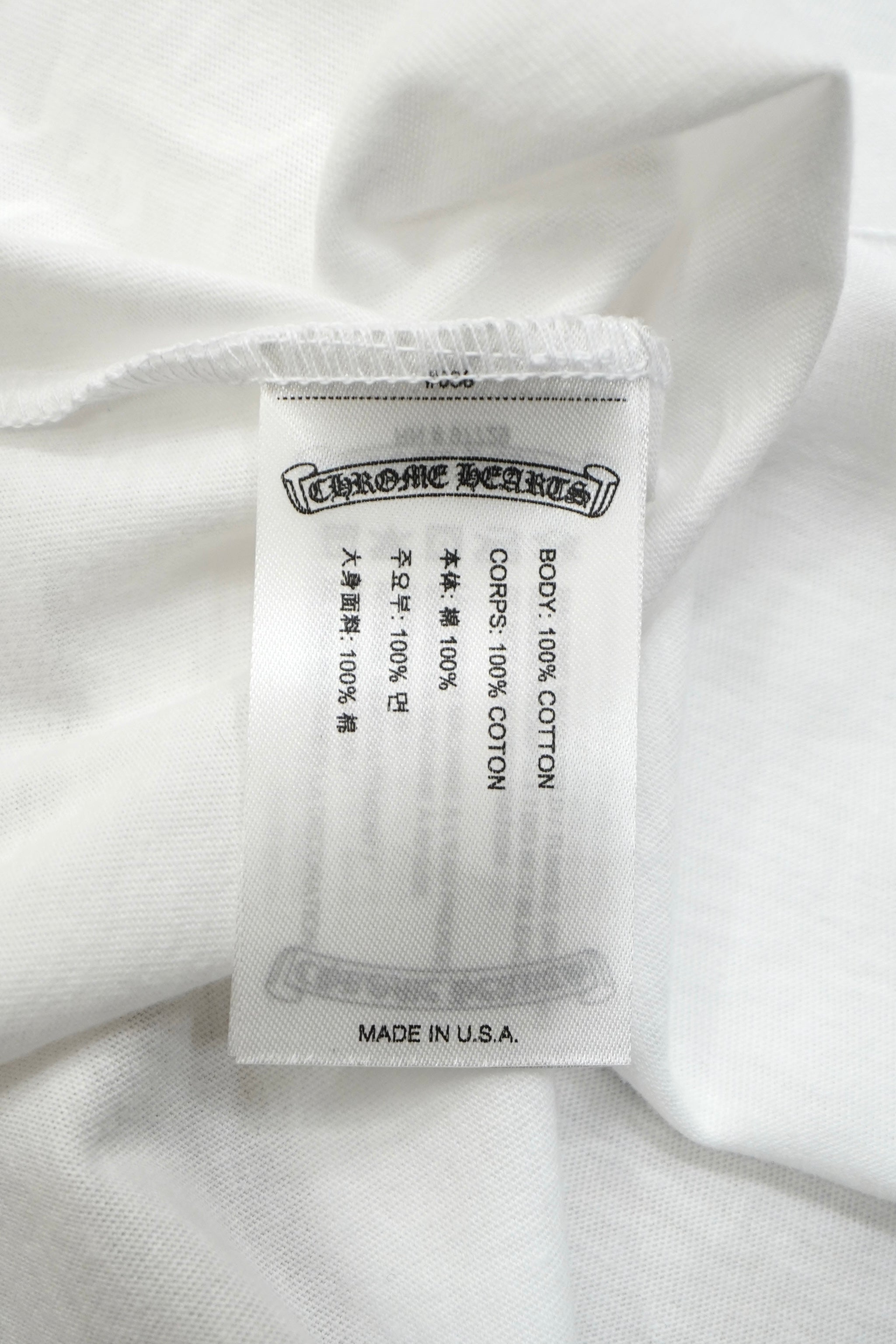 Chrome Hearts Miami Exclusive Horseshoe White T-Shirt
