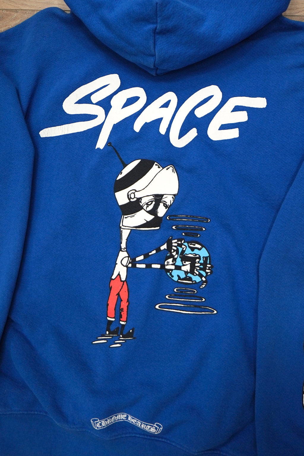 Chrome Hearts x Matty Boy Space Blue Pullover Hoodie