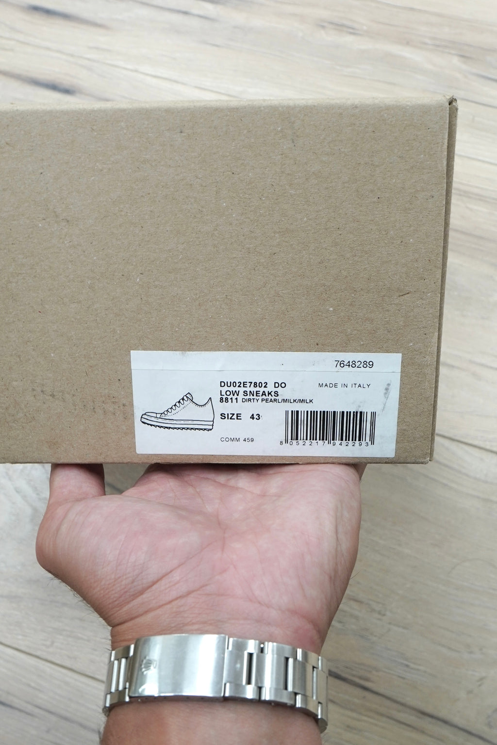 Rick Owens DRKSHDW Low Sneaks 'Dirty Pearl"