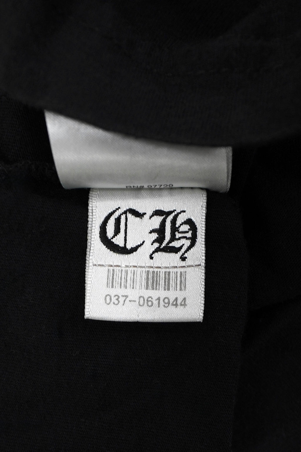 Chrome Hearts Scroll Logo Black T-Shirt