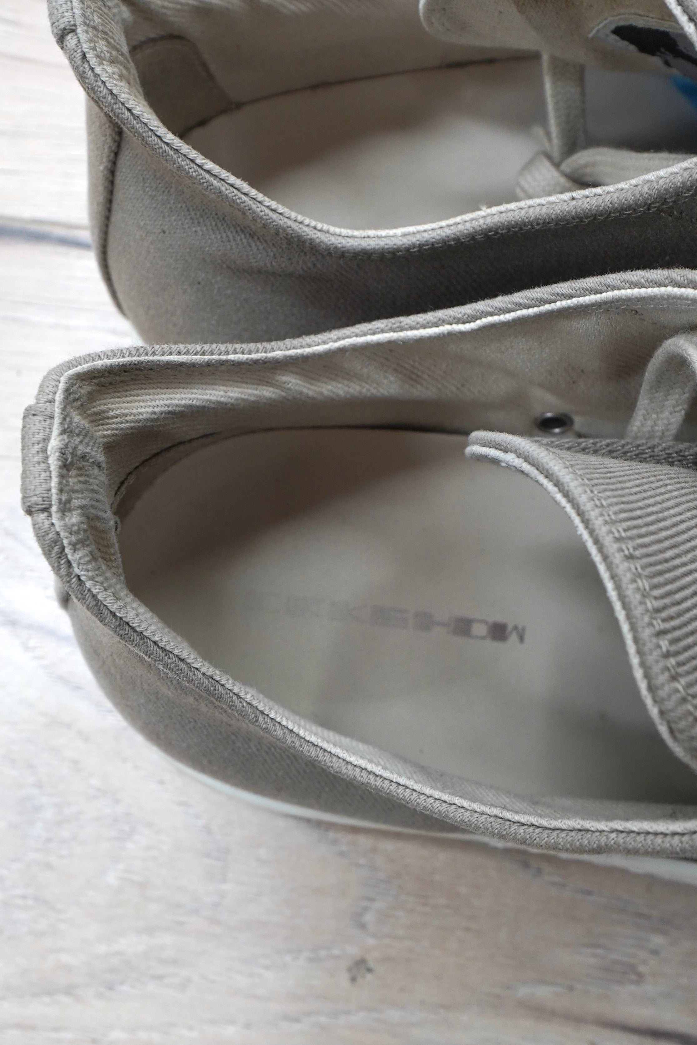 Rick Owens DRKSHDW Low Sneaks 'Dirty Pearl"
