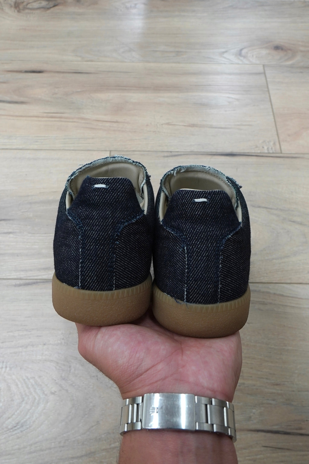 Maison Margiela Replica Exclusive Denim Low-Top Sneakers