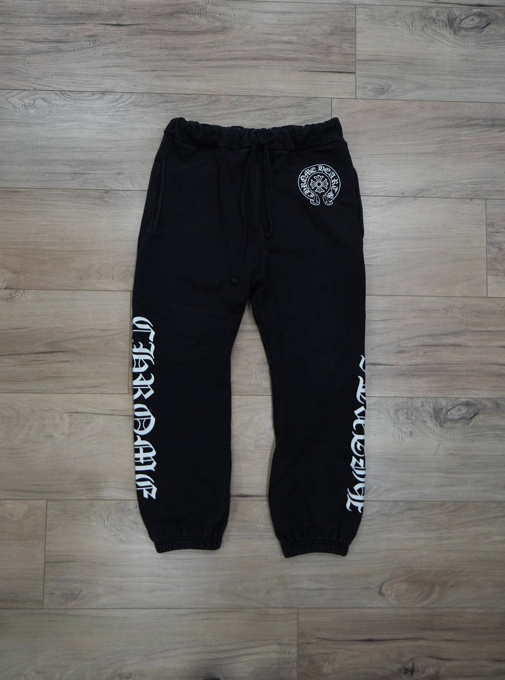 Chrome Hearts Horseshoe Logo Black Sweatpants