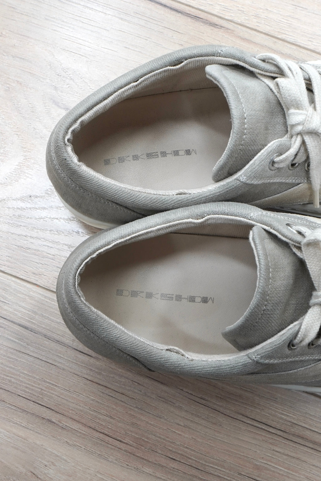 Rick Owens DRKSHDW Vintage Sneaks 'Sand Milk'
