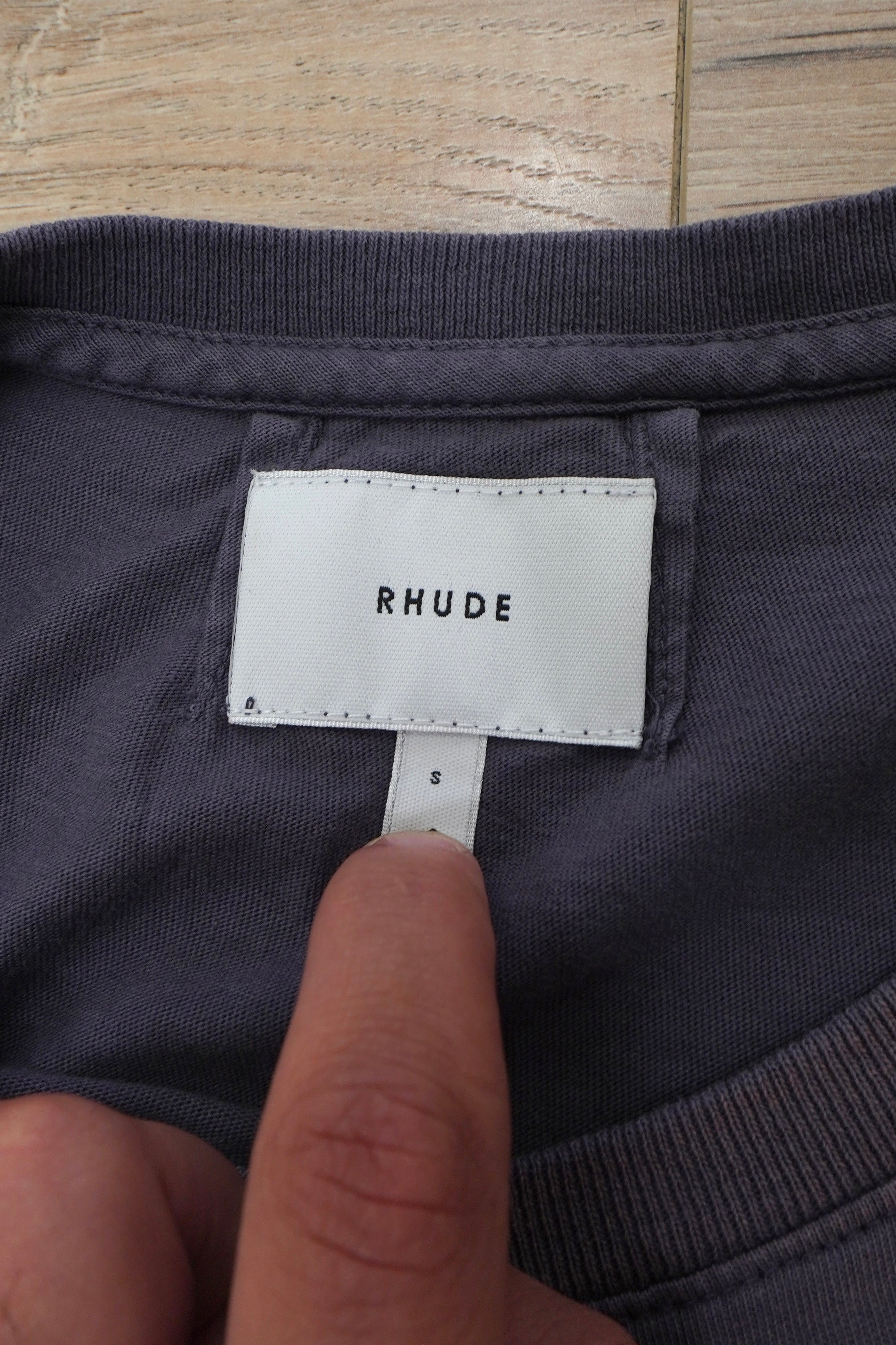 Rhude Raceway T-Shirt Vintage Grey