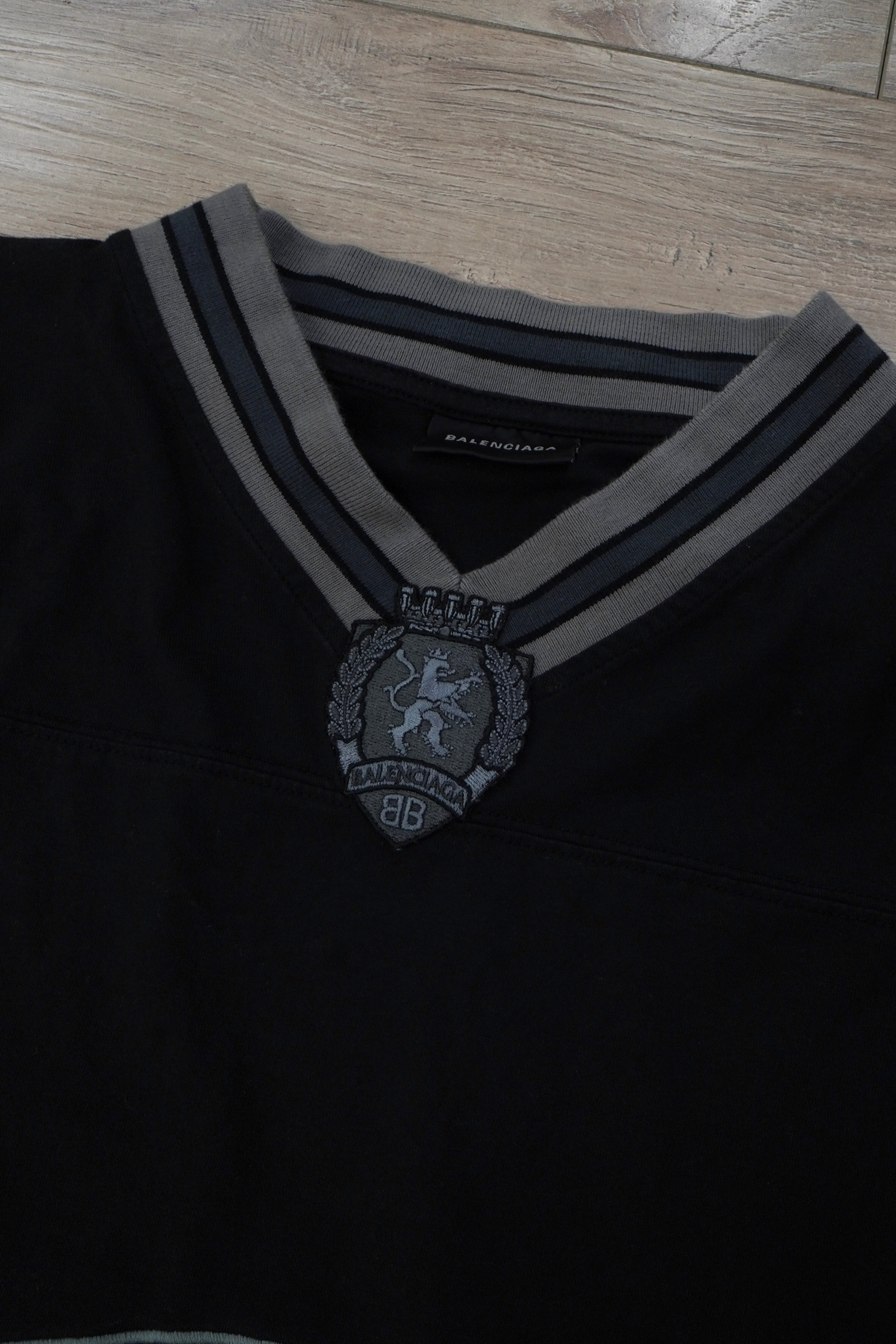 Balenciaga 3B Football Long-Sleeve Shirt