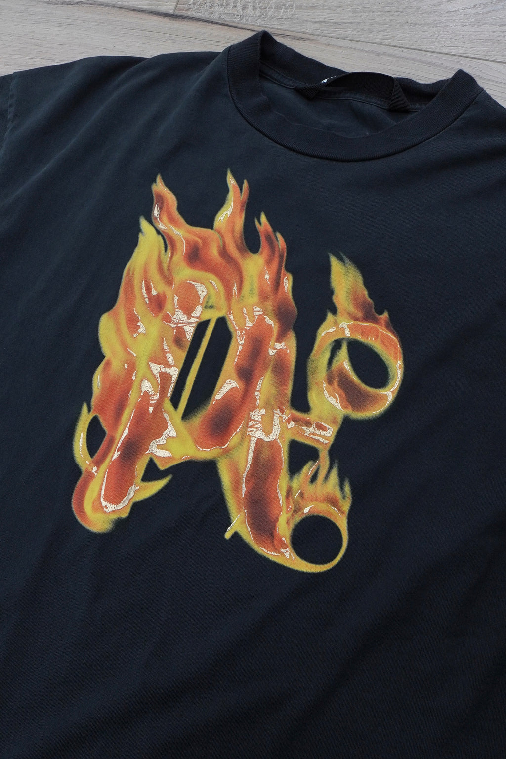Palm Angels Burning Monogram T-Shirt