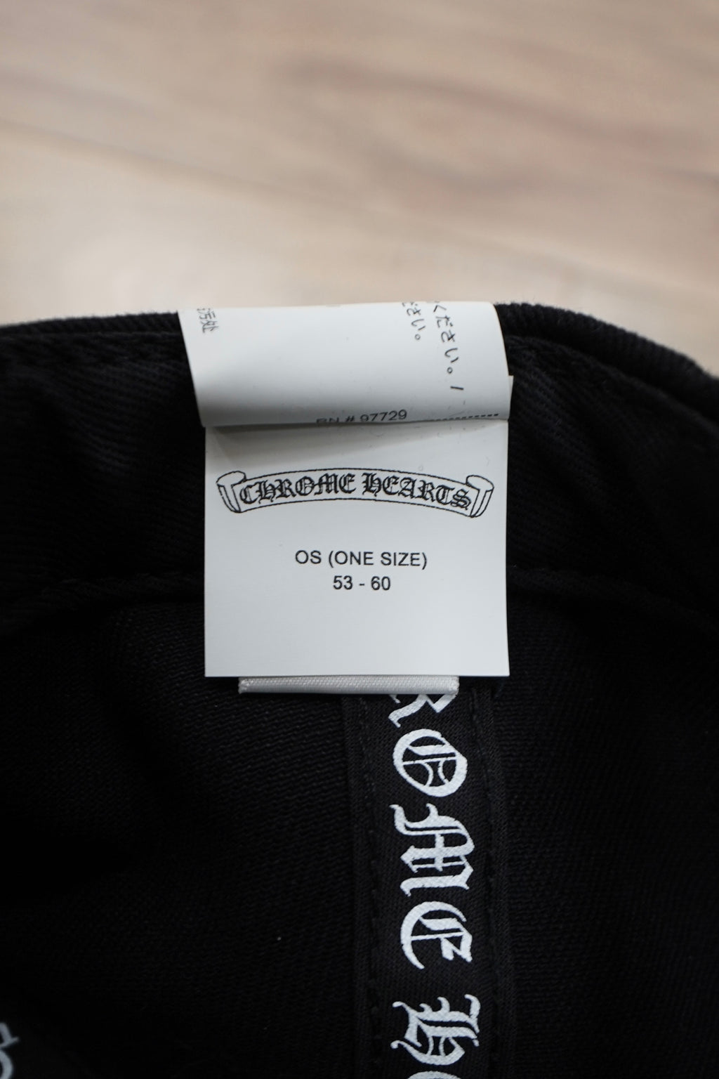 Chrome Hearts Horseshoe Black Denim Baseball Hat