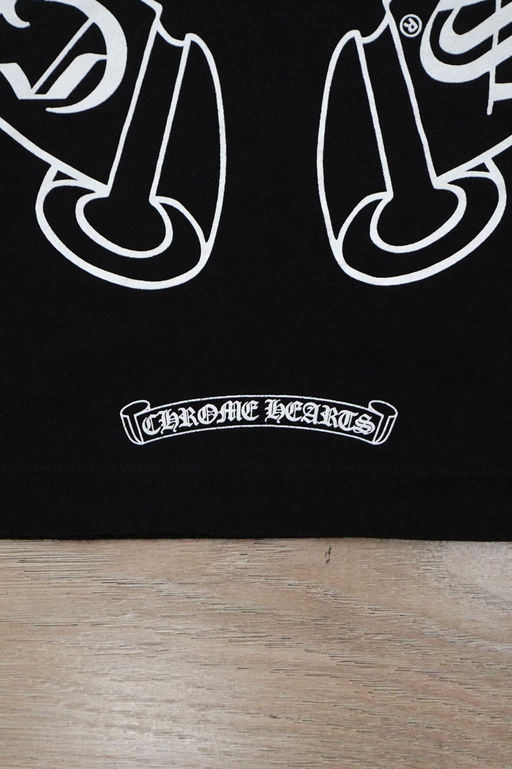Chrome Hearts Horseshoe Floral Black Long-Sleeve