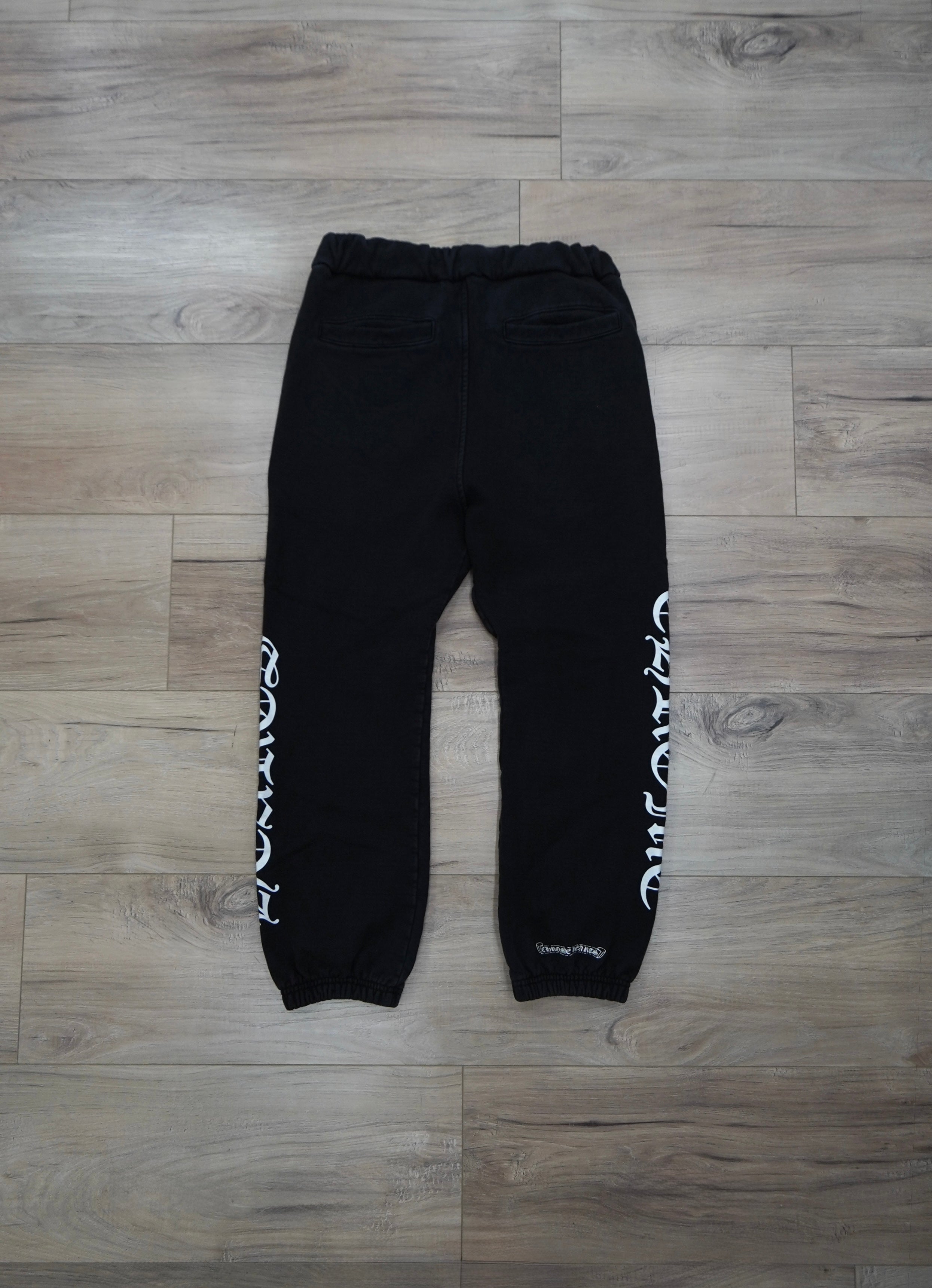 Chrome Hearts Horseshoe Logo Black Sweatpants