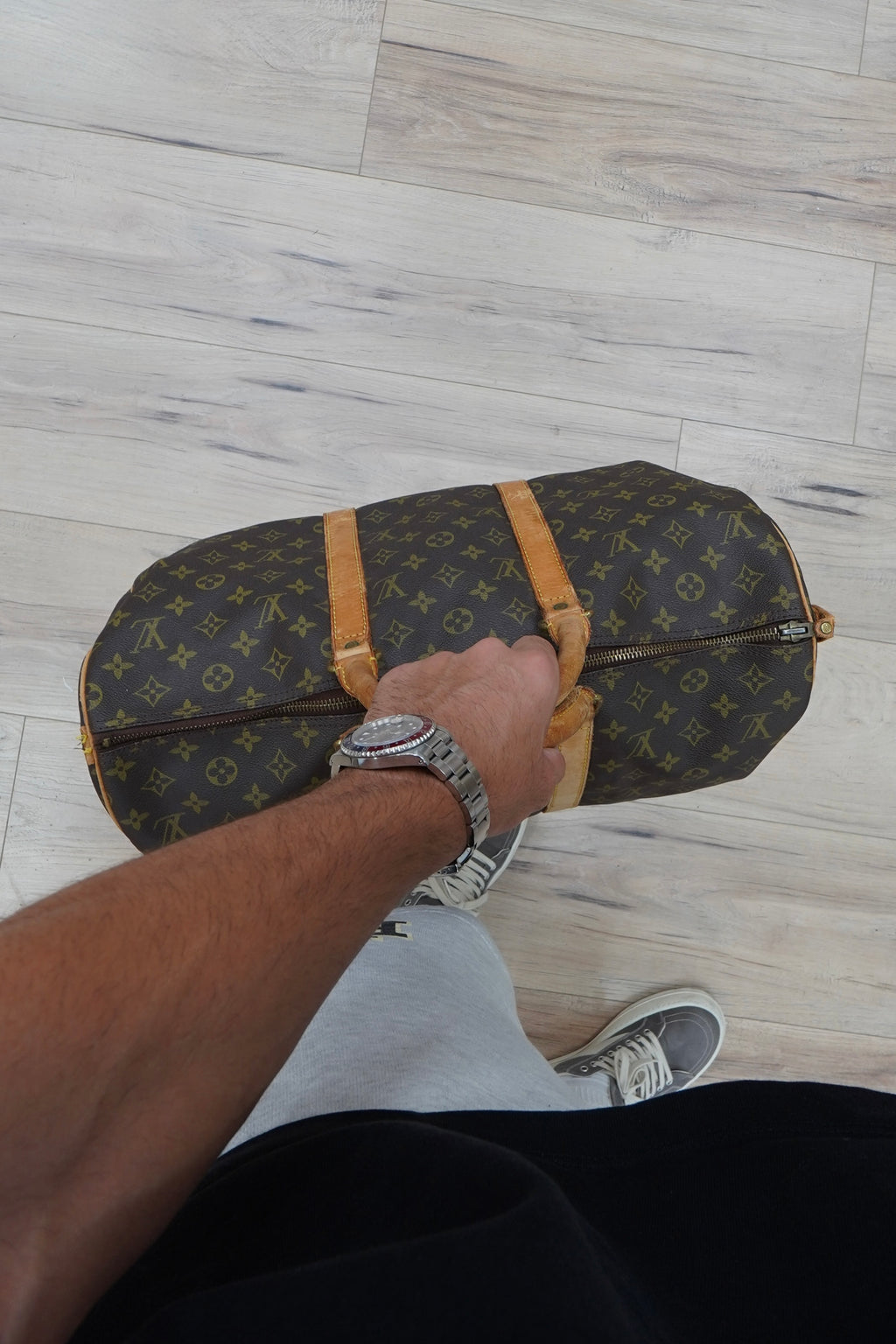 Vintage Louis Vuitton Monogram Keepall 45