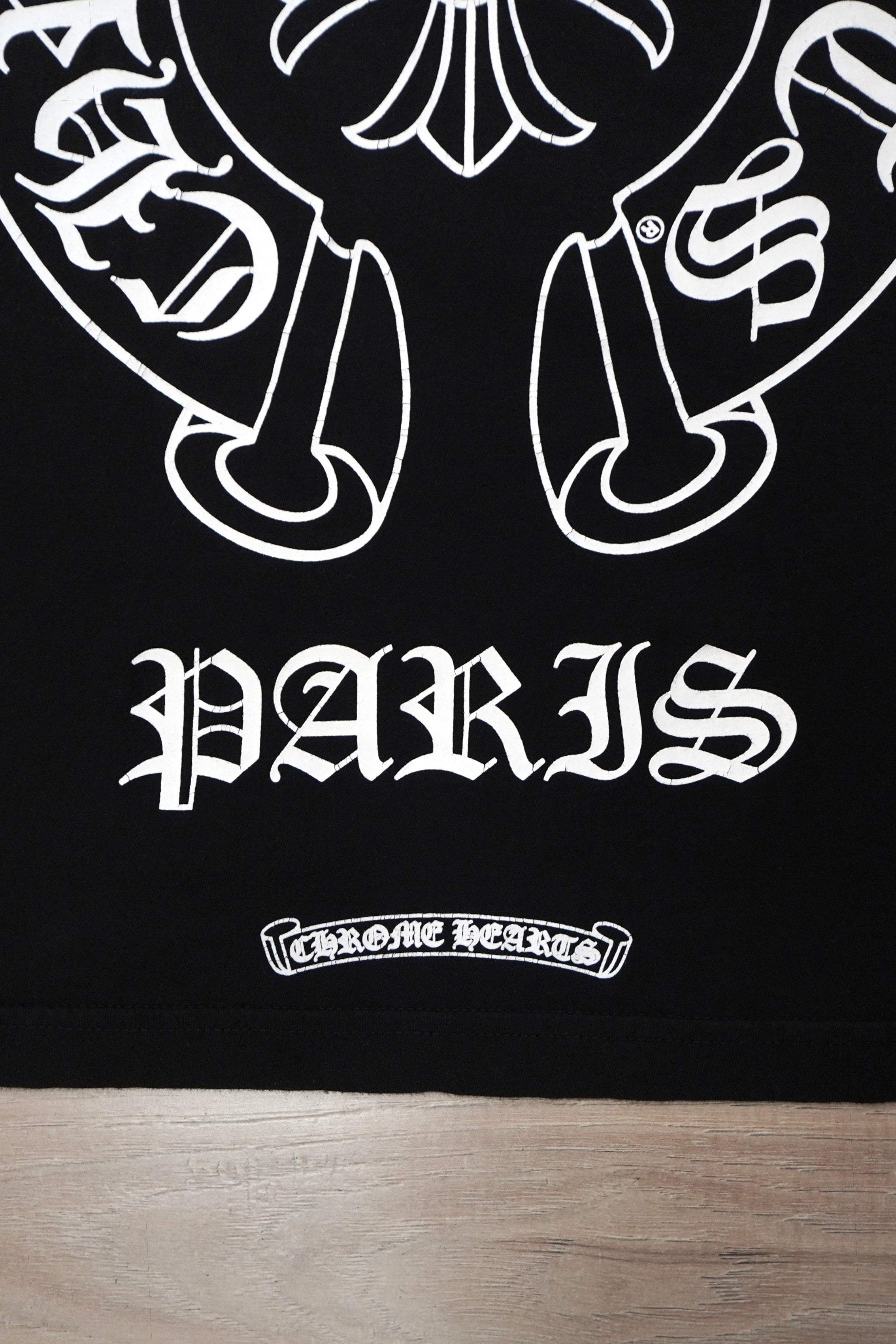 Chrome Hearts Paris Exclusive Horseshoe Black T-Shirt