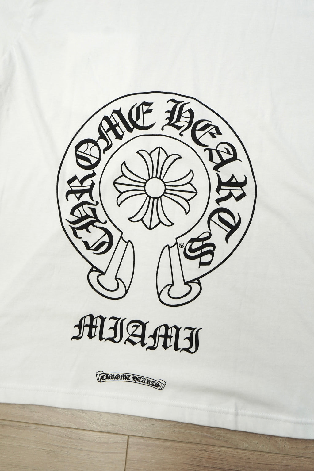 Chrome Hearts Miami Exclusive Horseshoe White T-Shirt