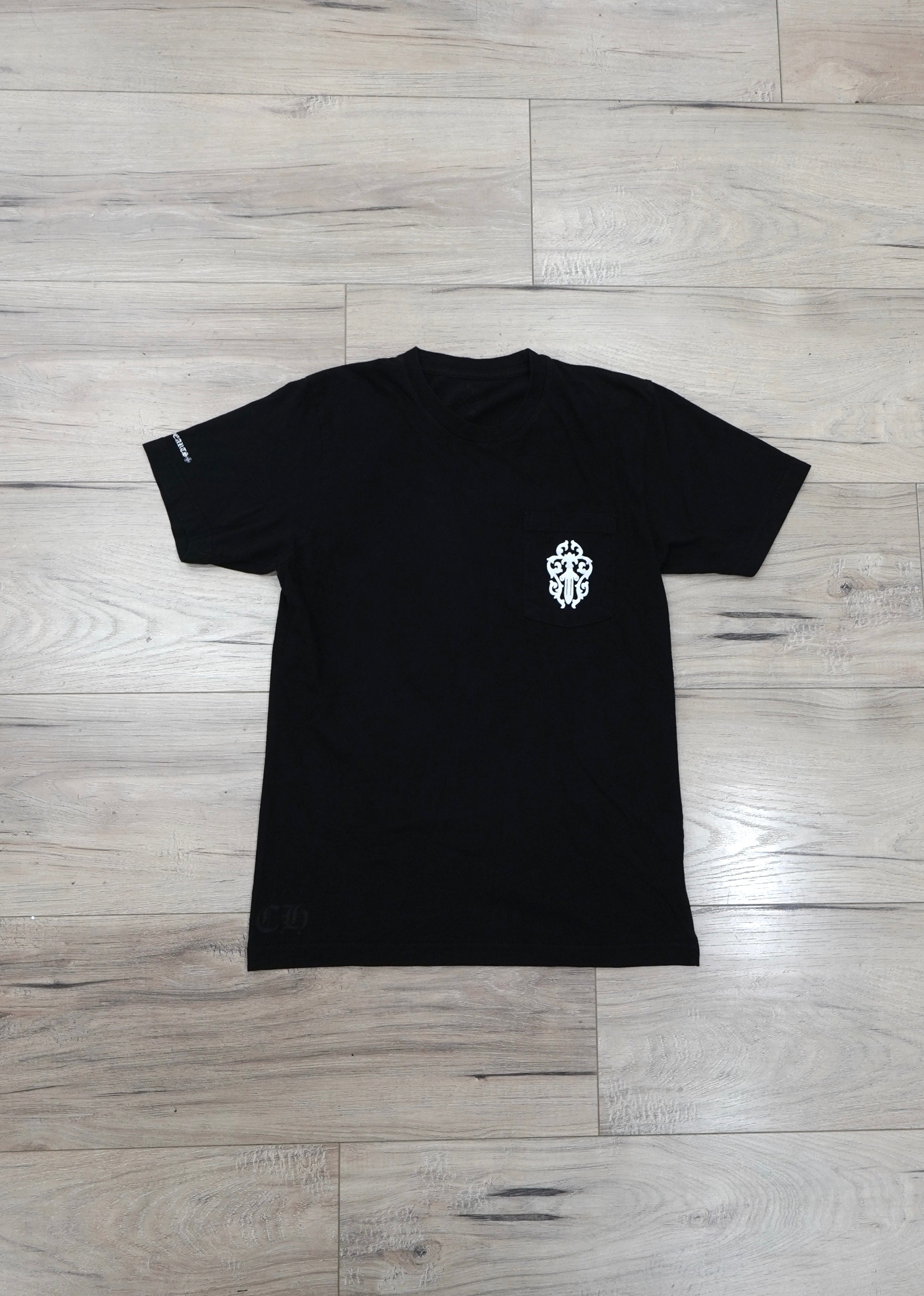 Chrome Hearts Vine Dagger Vertical Logo Mash Up T-Shirt