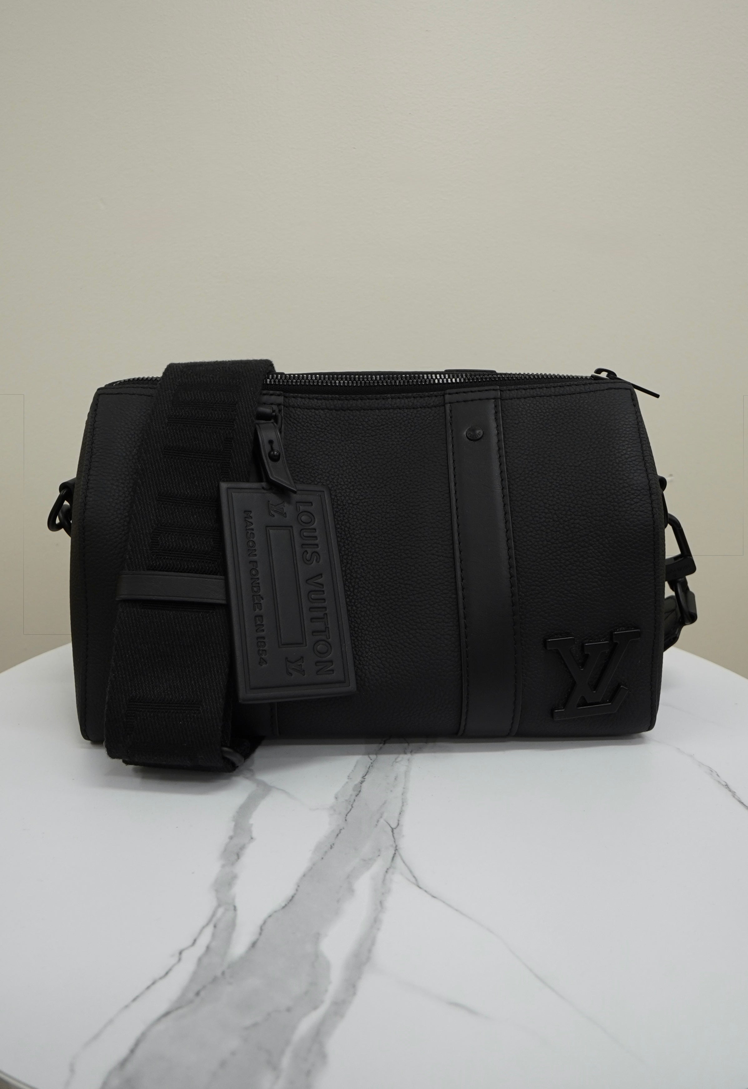 Louis Vuitton Keepall City Aerogram Black